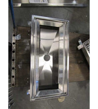 Stainless Steel Fiberglass Grating Floor Trough - 30x12 in