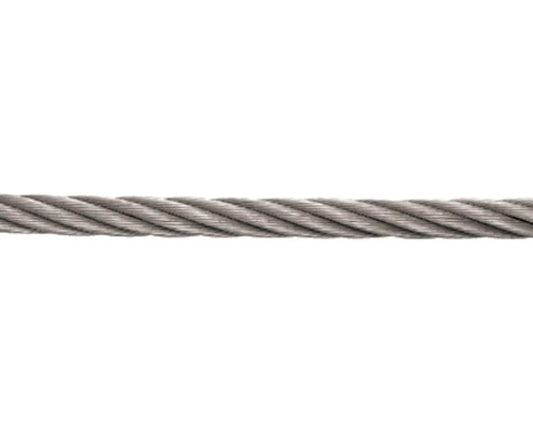 Suncor 304 Stainless Steel 7 x 19 Wire Rope - 1/4 in - Image 1