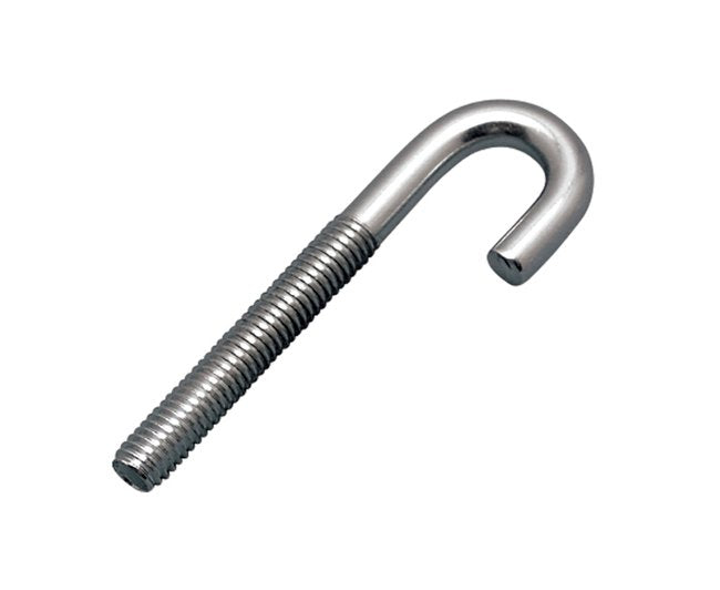 304 Stainless Steel J-Bolt - Marine & Industrial Grade Threaded Fastener - Image 1