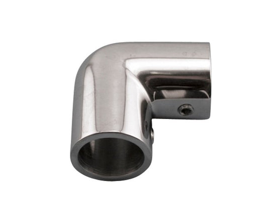 Stainless Steel 90-Degree Rail Elbow for Boat Railings - Image 1