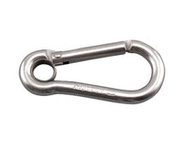 Stainless Steel Key Lock Spring Clip with Eye - Suncor