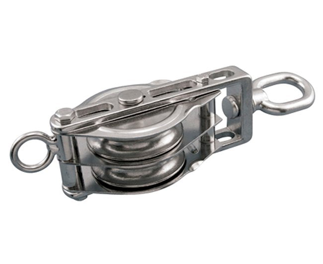 304/316 Stainless Steel Wire Twin Swivel Eye Block - Image 1