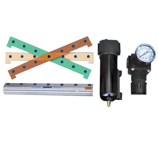 303 Stainless Steel 6" Airflow Standard Air Knife Kit - Image 1