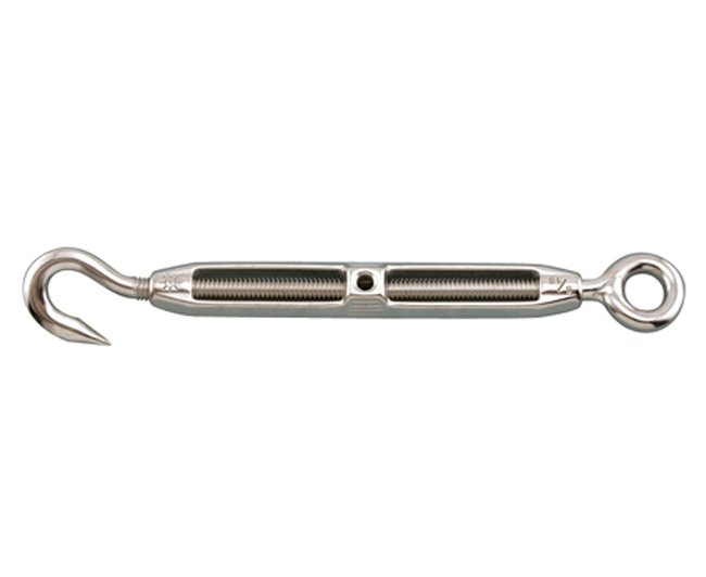 316 Stainless Steel Cast Hook and Eye Turnbuckle - Image 1