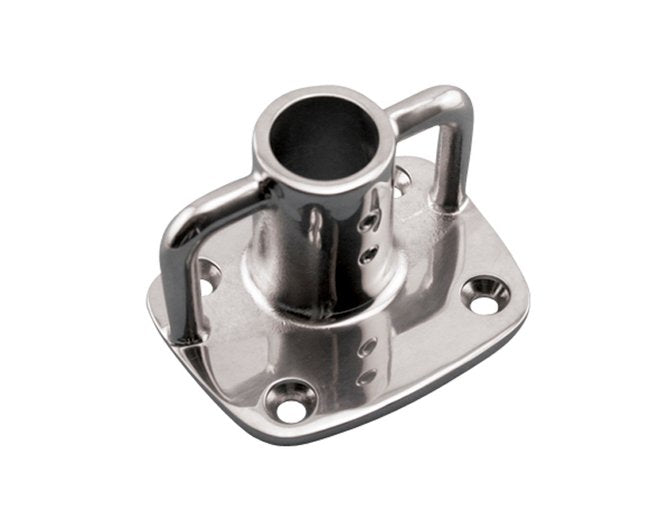 Heavy Duty Stainless Steel Stanchion Base for Sailboat and Powerboat Railings - Image 1