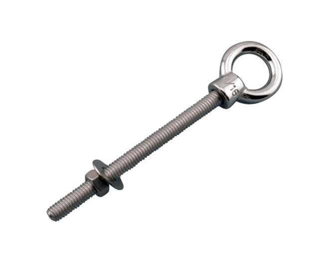 Heavy Duty Stainless Steel Eye Bolt Kit with Fully Threaded Rod - Image 1