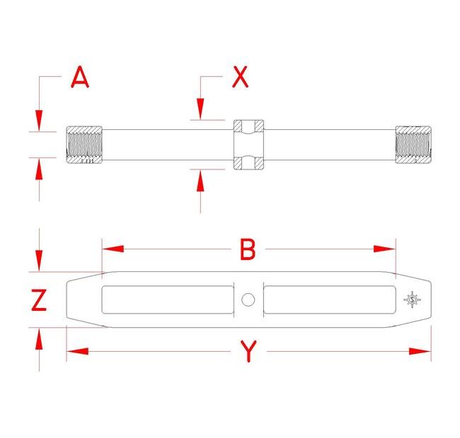 Marine-Grade Open Body Turnbuckle - Image 2