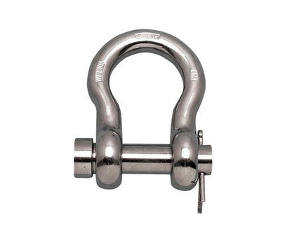 Suncor Round Pin Anchor Shackle - Stainless Steel 316, 1/2 in - Image 1