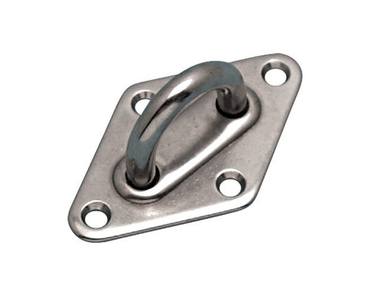 Suncor Stamped Diamond Pad Eye, 304 Stainless Steel, 3-1/4 in - Image 1