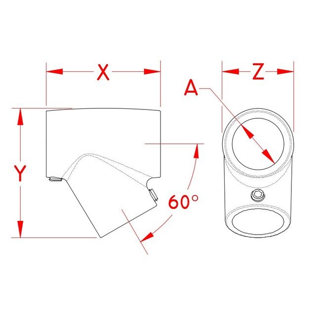 316 Stainless Steel Universal T Rail Fitting for Sailboat and Powerboat Railings - Image 2