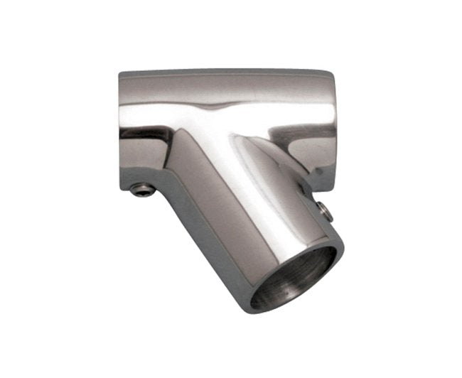 316 Stainless Steel Universal T Rail Fitting for Sailboat and Powerboat Railings - Image 1