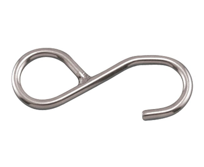 Welded Stainless Steel 'S' Web Hook - Grade 316 - Image 1
