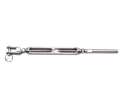 Suncor Chromed Bronze & Stainless Steel Toggle Swage Stud Turnbuckle - Image 1
