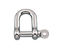 Suncor Straight D Shackle with Screw Pin - 316 Stainless Steel