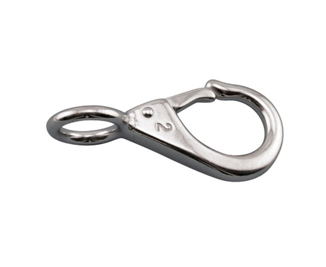 Grade 316 Stainless Steel Fixed Eye Snap Hook - Image 1