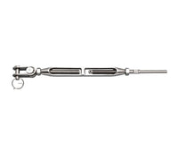 Stainless Steel Open Body Toggle and Hand Swage Stud Turnbuckle