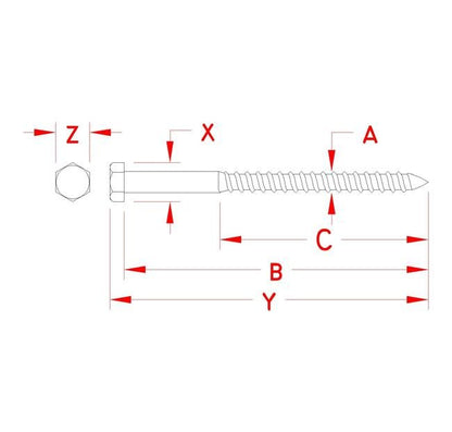 Stainless Steel Lag Screws - Image 2