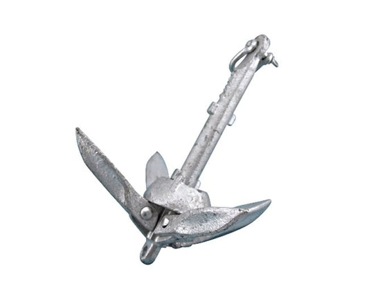 Galvanized Cast Iron Folding Grapnel Anchor - 3 lb - Image 1