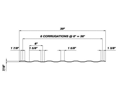 ASTM A606 Weathering Steel Corrugated Metal Sheet - Image 2