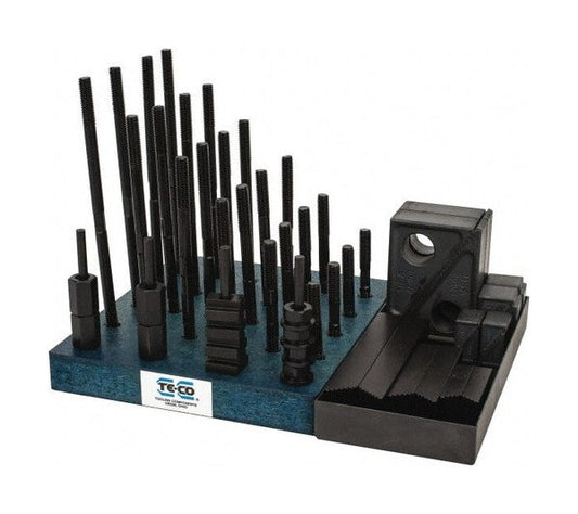TE-CO Step Block and Clamp Set - 50 Piece Fixturing Set - Image 1