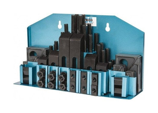 TE-COÂ® 52 Piece M12 x 1.75 Fixturing Step Block Clamp Set - Image 1