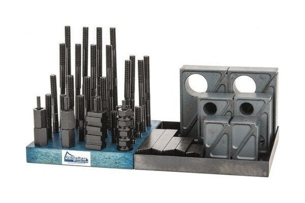 Gibraltar 9/16 Inch Table T-Slot Step Block and Clamp Set - Image 1