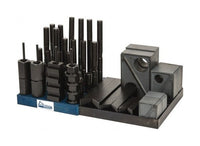 Gibraltar® 13/16 Inch Table T-Slot & 3/4-10 Stud Size Fixturing Step Block Clamp Set