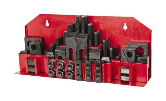 Value Collection 3/4 Inch Table T-Slot Step Block & Clamp Set - Image 1