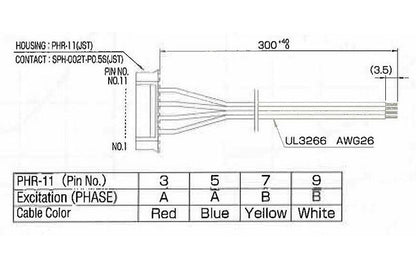 NEMA 17 Double Shaft Stepping Motor - KH42 Series - Image 2