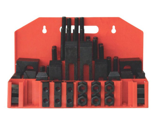 Precise 1/2in Table T-Slot 52 Piece Deluxe Clamp Set for Milling Machines - Image 1