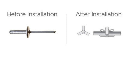 Ornit Steel Bulb Dome Head Rivet 0.768mm Body Length - Image 2