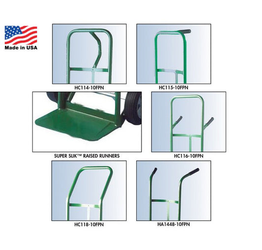 53" High Back Handle Steel Hand Truck - 600 lb Capacity - Image 1