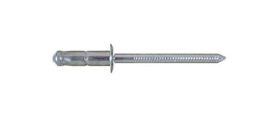 Stelock All Steel Dome Head Rivet - 10.0mm Body Length - Image 1