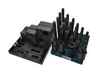 Gibraltar 11/16 Inch Table T-Slot 50-Piece Fixturing Step Block and Clamp Set