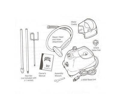 Jiffy J2000 Residential Garment Fabric Upholstery Steamer - Image 2