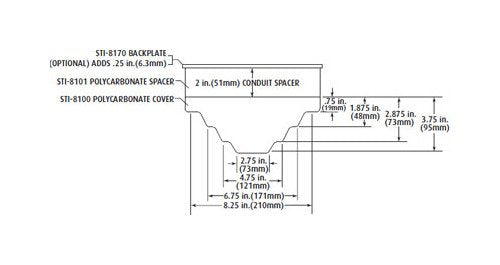 STI-8100-W Smoke Detector Damage Stopper® Protective Cover - Image 2