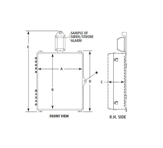 STI-7555 Automated External Defibrillator Protective Cabinet - Image 2