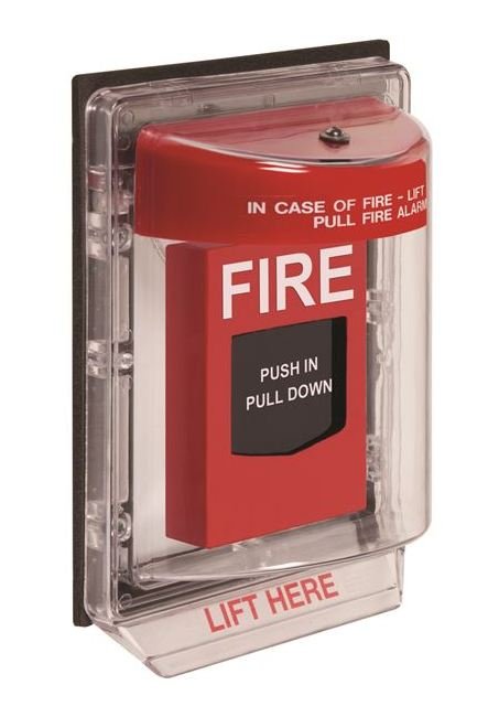 STI-1150 Weather Stopper® Indoor/Outdoor Use Pull Station Protective Cover - Image 1
