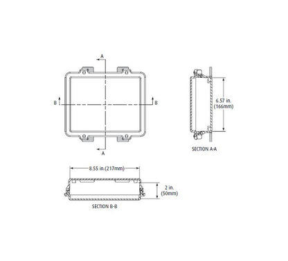 STI-7516F Access Control Housing Enclosure - Image 2