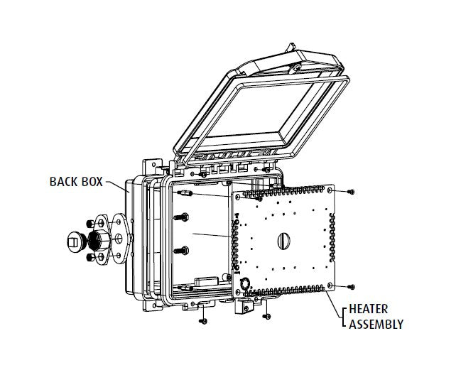 STI-7510F-HTR Heated Polycarbonate Enclosure - Image 2