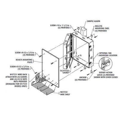 STI-7551 Automated External Defibrillator Protective Cabinet - Image 3