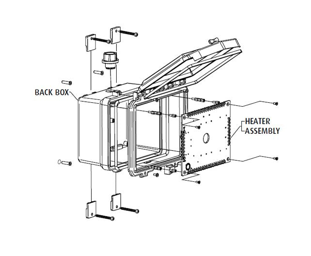STI-7511A-HTR Heated Polycarbonate Enclosure - Image 2