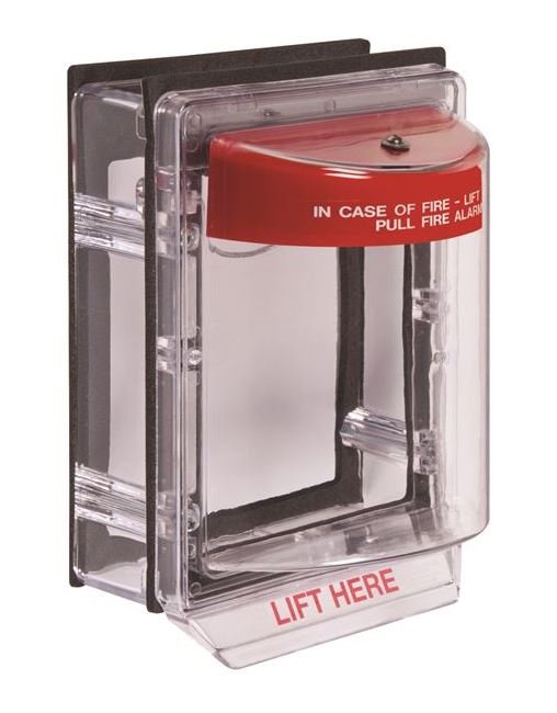 STI-1155 Weather Stopper® Indoor/Outdoor Use Pull Station Protective Cover - Image 1