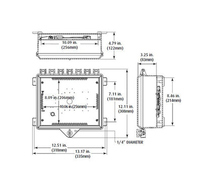 STI-7520-HTR Heated Polycarbonate Enclosure - Image 2