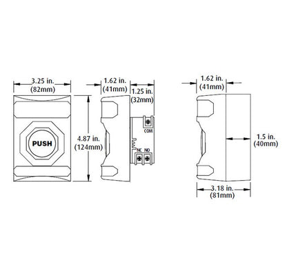 SS-2002F Stopper® Station Mushroom Pushbutton Switch - Image 2