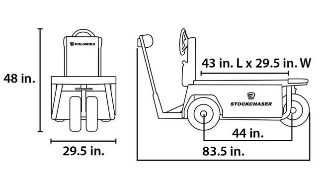 990 lb Stockchaser Burden Carrier - High Capacity Vehicle Weight - Image 2