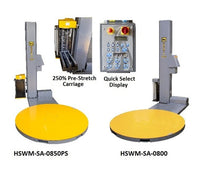 86in Max Load Height 59in Turntable Mid-Level Low-Profile Stretch Wrap Machine