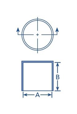 Round Plastic Straight Cap - Image 2