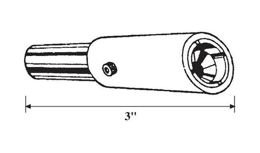 Adjustable 5/8 Inch Ball Stud Chuck Assembly - Image 1