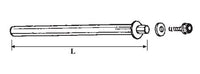 Adjustable 3" Blunt Stud Welding Legs